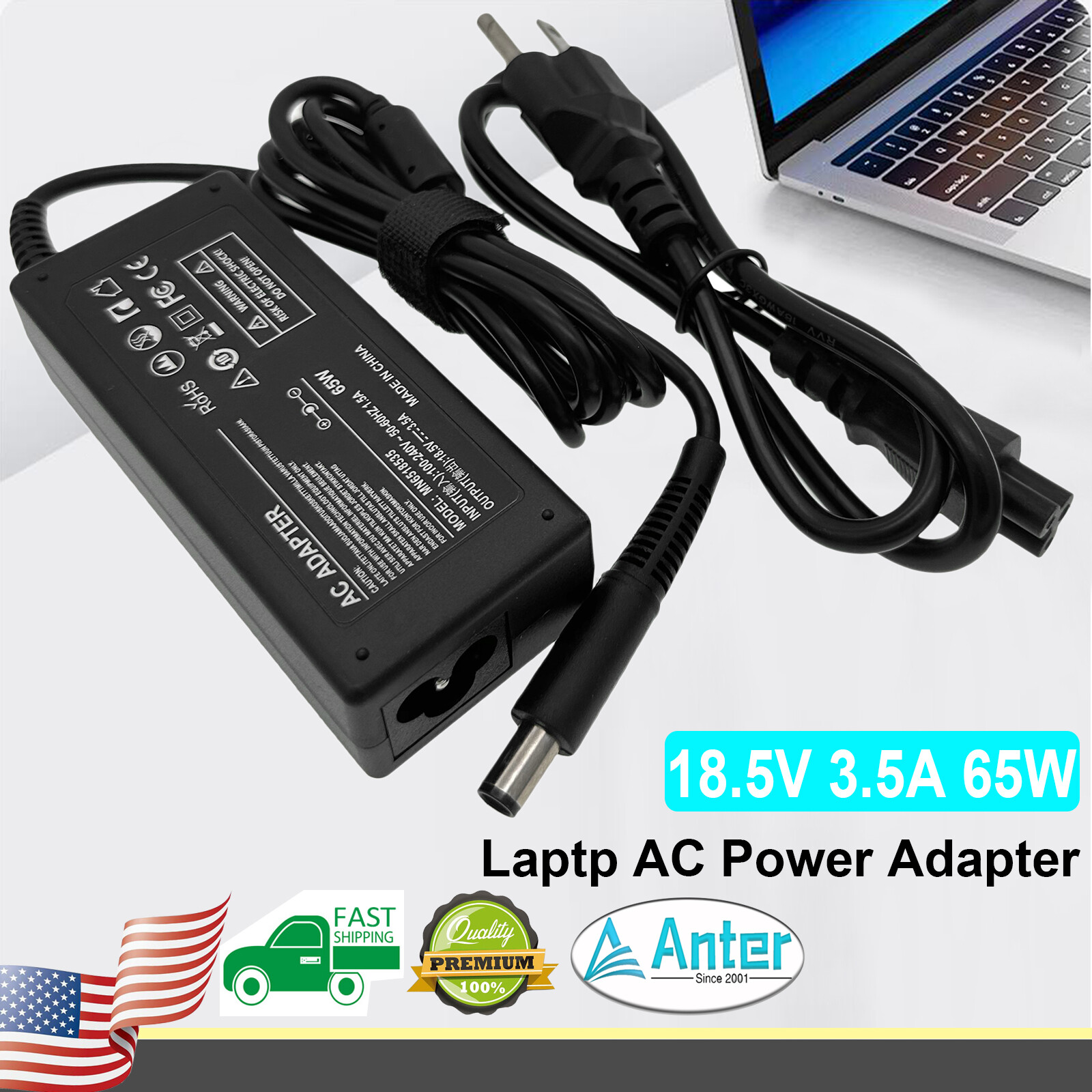 AC Adapter Charger for HP Pavilion DV6-3216US DV6-3225DX DV6-3230US Power Supply