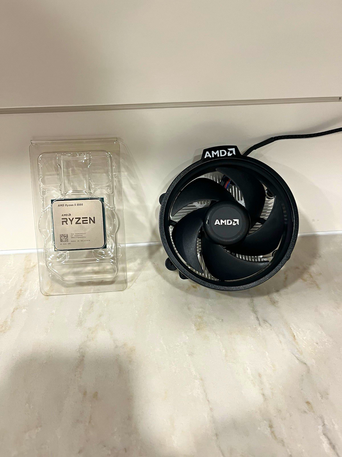 AMD Ryzen 5 5500 6-Core 12-Thread 3.6GHz Socket AM4 w/ Wraith Cooler