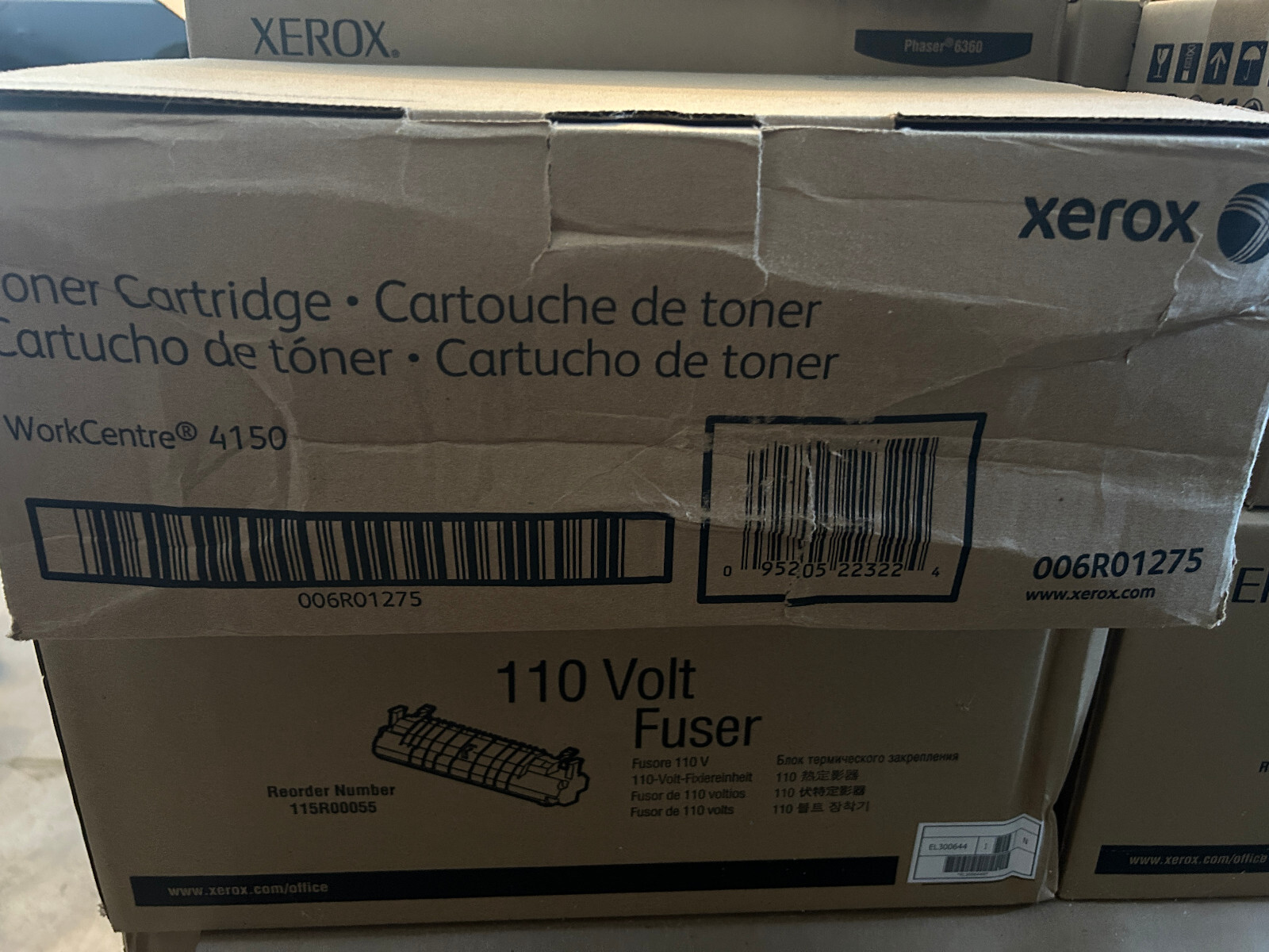 Genuine Xerox 006R01275 (6R1275) Black Toner - NEW SEALED