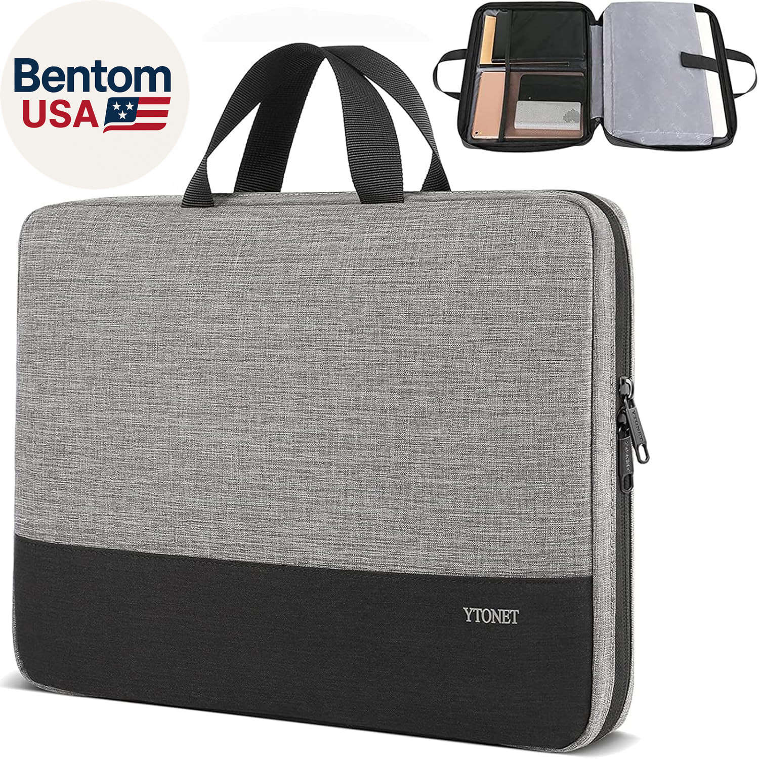 Laptop Case, 15.6 Inch TSA Laptop Sleeve Computer Bag Water Resistant Computer C