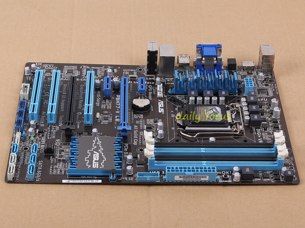 ASUS P8H77-V LE Motherboard LGA 1155 Socket DDR3 Intel H77