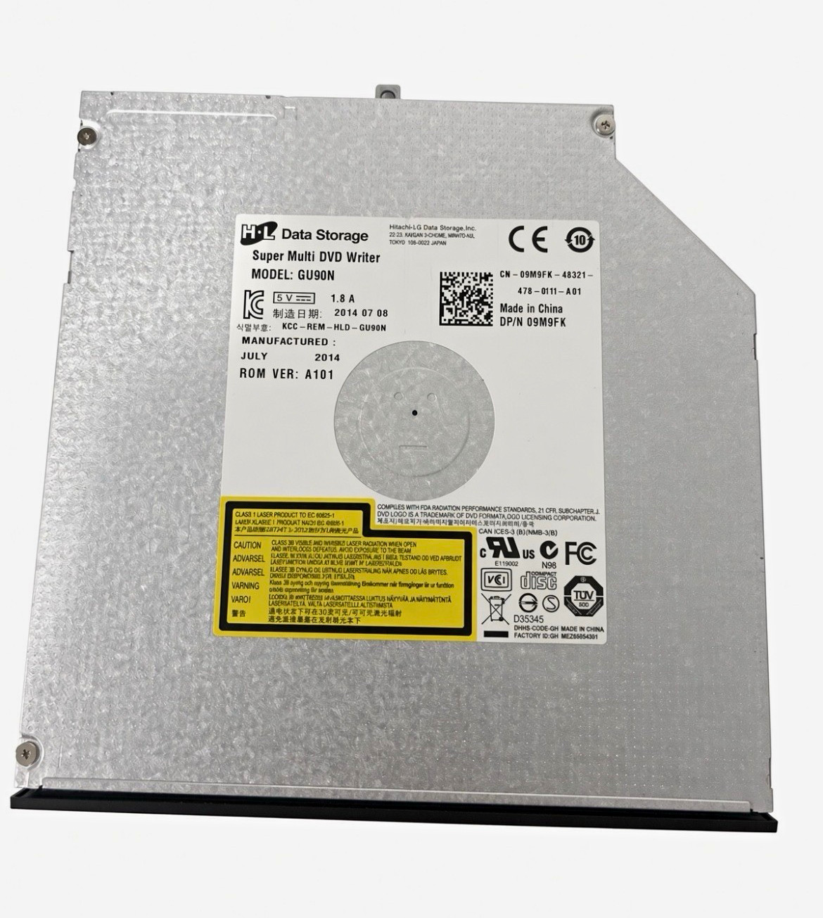 Hitachi-LG Data Storage GU90N Internal Laptop SATA DVD±RW Writer 8x
