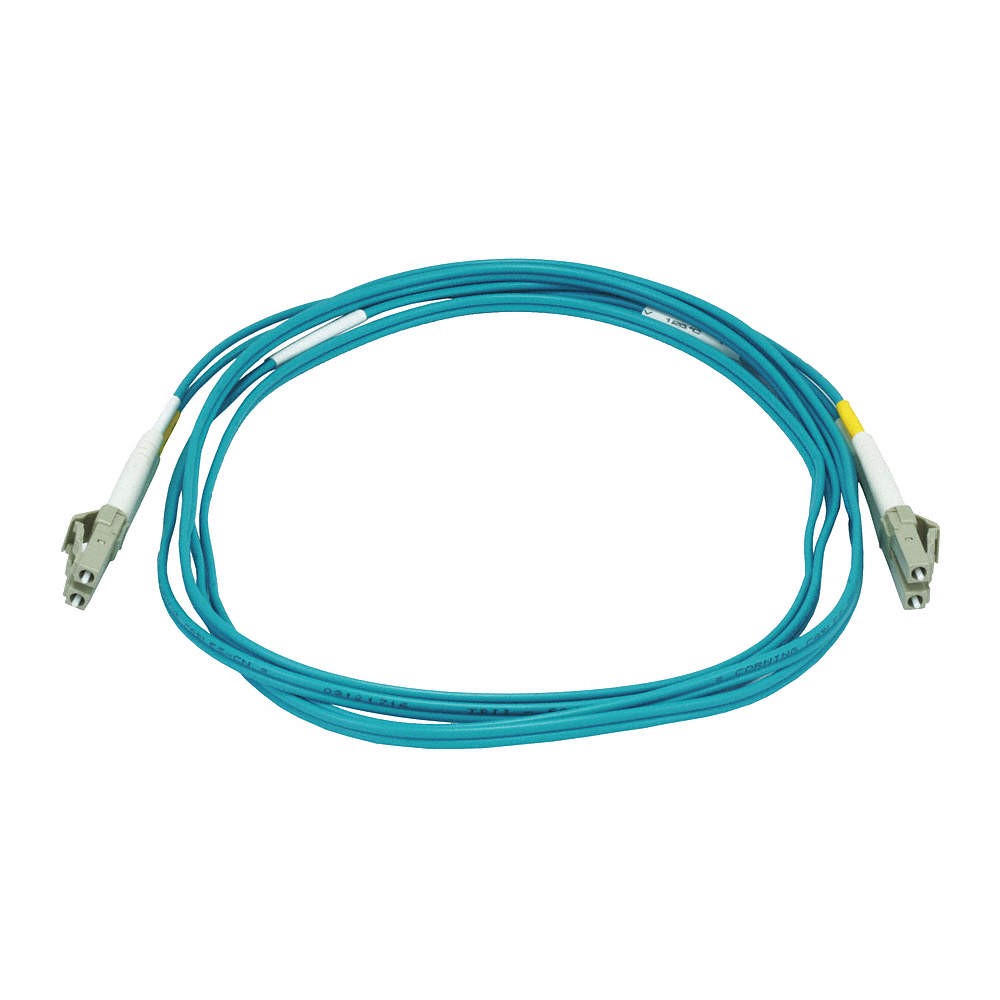 MONOPRICE 6386 Fiber Cord,Duplex,LC, LC,2m,Aqua 13U464