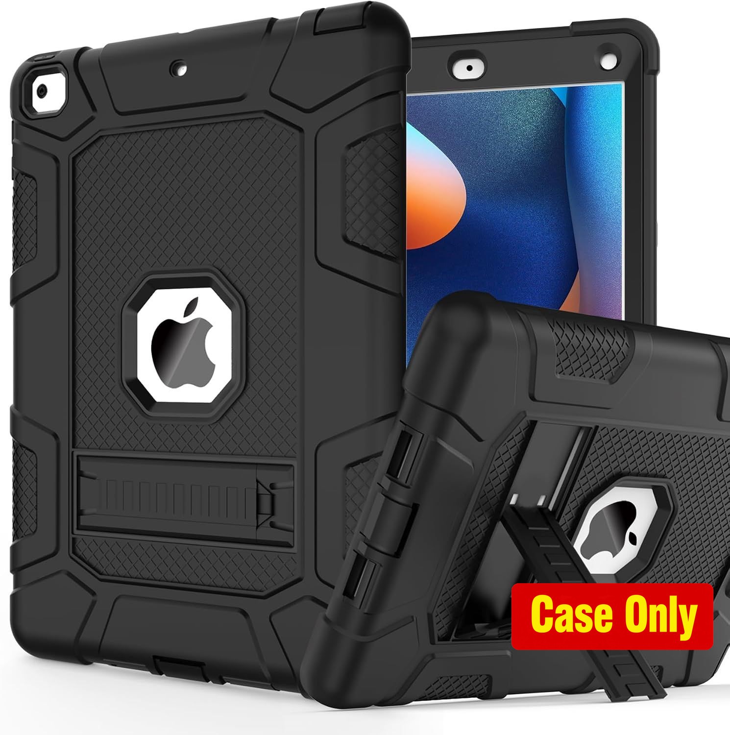 Case for iPad 6th/5th Generation 9.7 Inch, Heavy Duty Shockproof with Kickstand