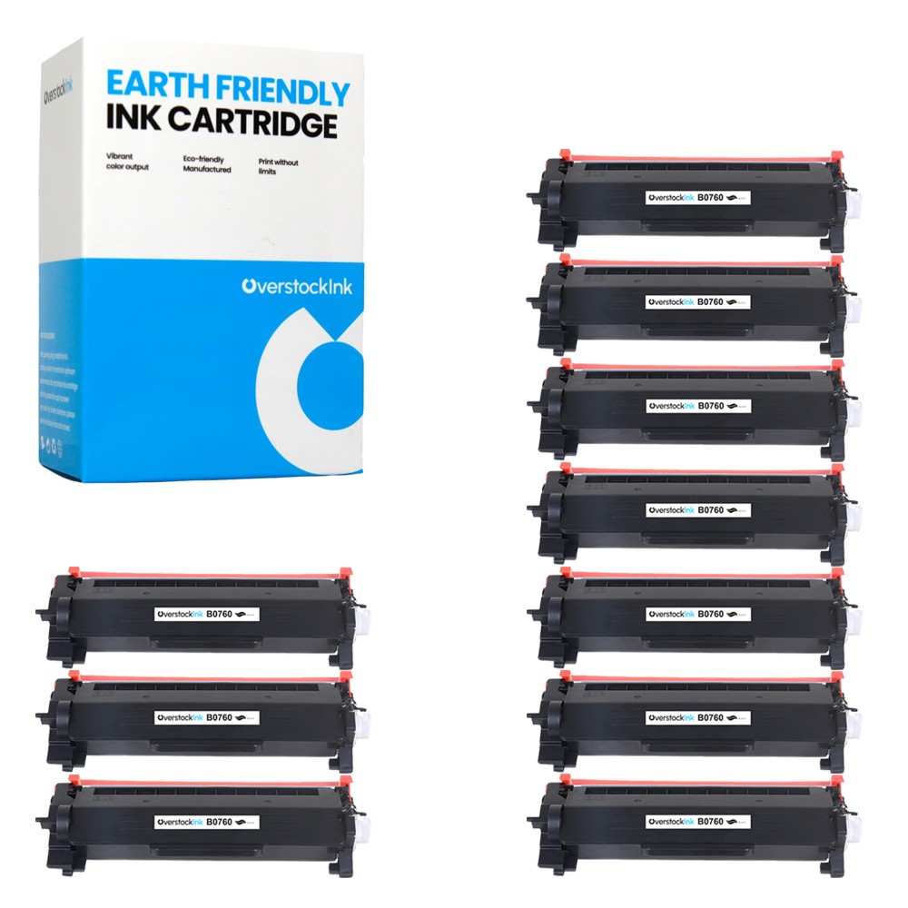 10PK Compatible OSI 760 Toner Cartridges fits Brother HL-L2325DW, MFC-L2750DW XL