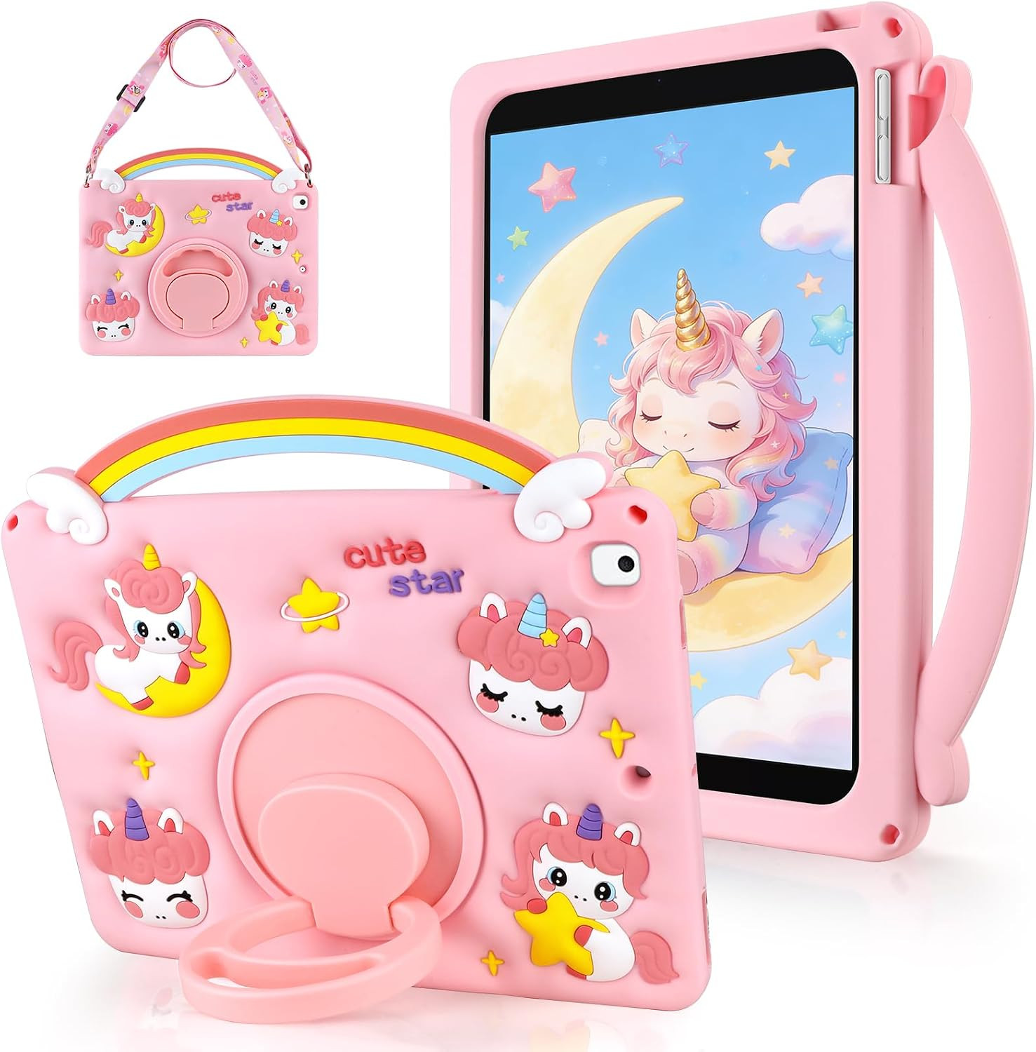 WESADN for iPad 9th Generation Case 10.2 inch for iPad 8th 7th Gen Case 2021 Gir