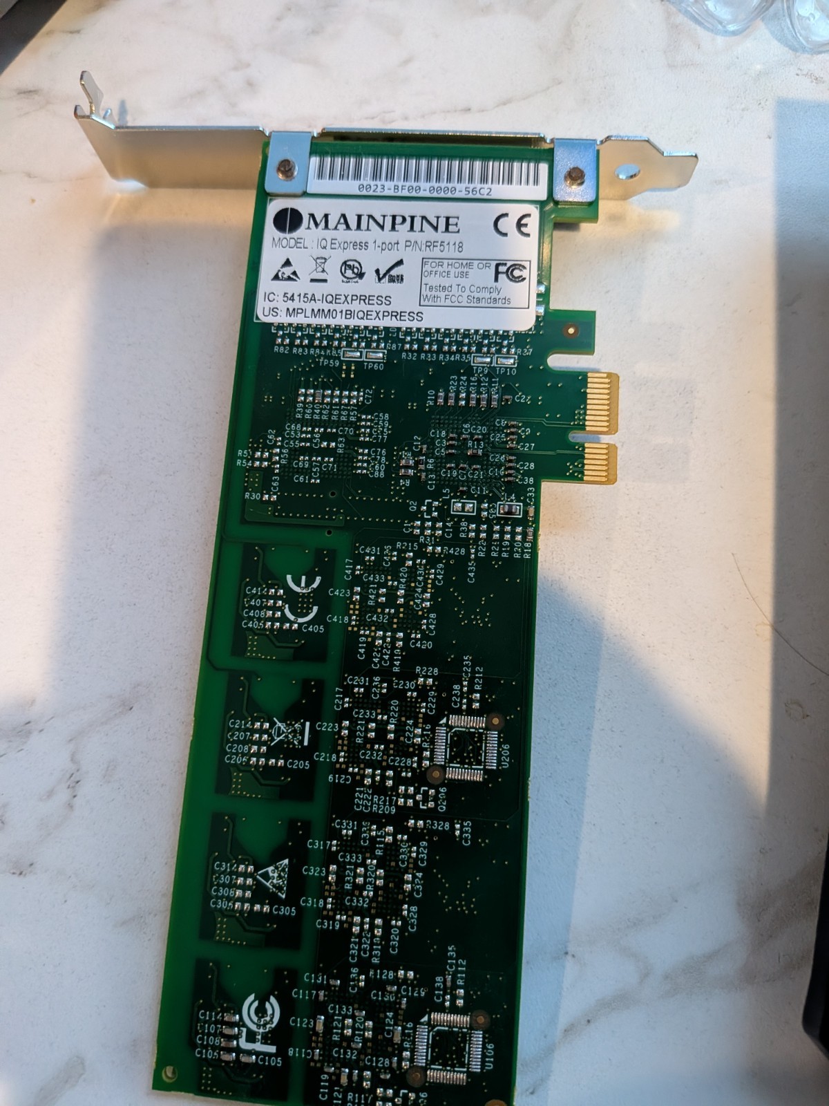 Mainpine IQ Express RF5118 1-Port Modem Fax Board