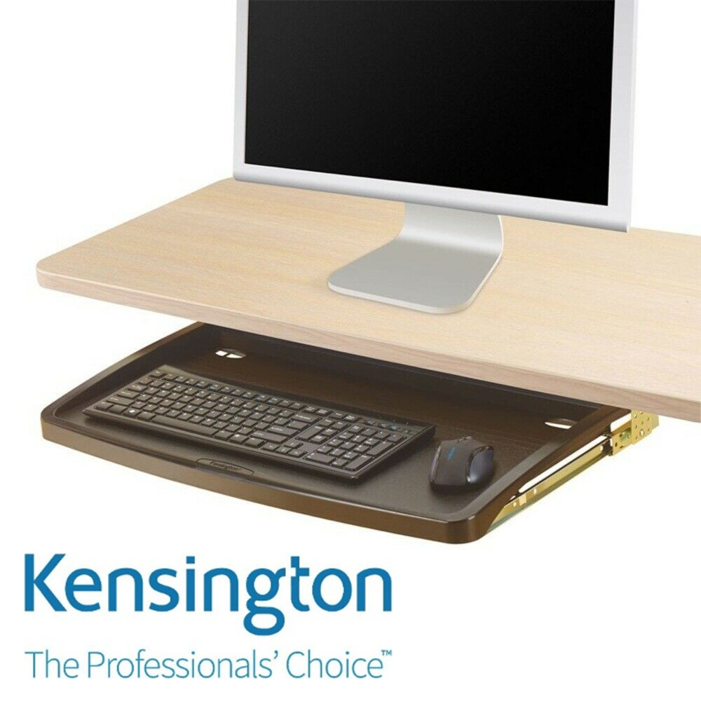 NEW Kensington Universal Smart Fit Underdesk Keyboard Drawer/Tray Computer Desk