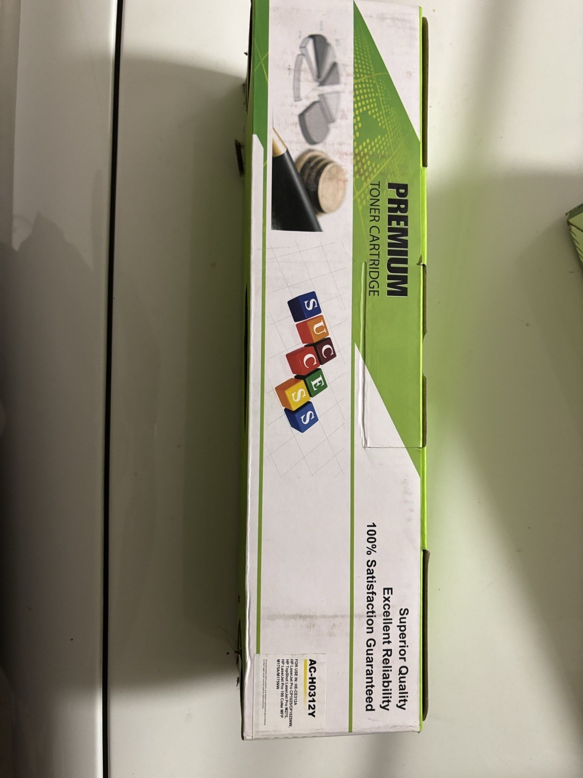 Premium Compatible AC-H0312Y Yellow Toner HP 126A CE312A CP1025 M175 M275