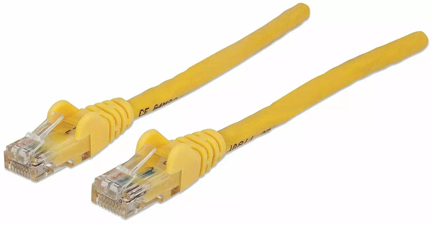 Intellinet  Network Cat6 UTP 25-Ft Patch Cable - RJ-45 Male/RJ-45 Male