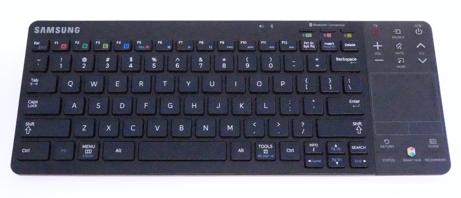 Samsung VG-KBD2000 Wireless Bluetooth Smart TV Keyboard Touchpad Black