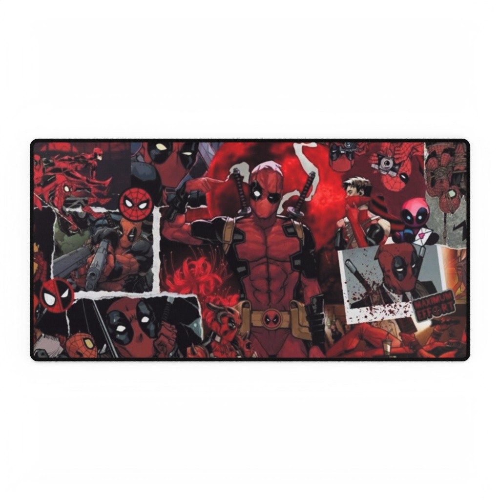 Marvel Comics Deadpool Collage Movie Logo Mouse Pad Desk Mats
