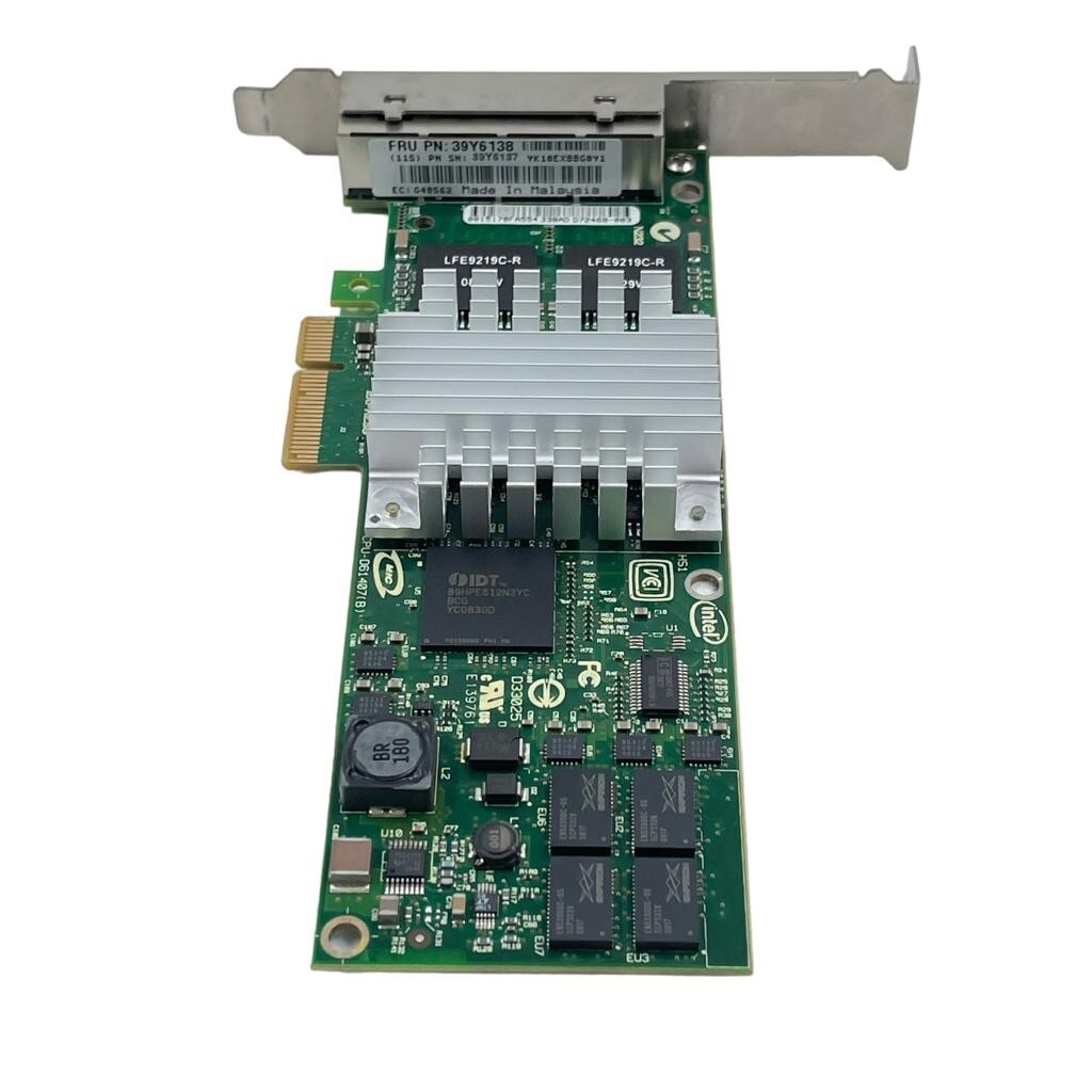 IBM INTEL PRO/1000 PT QUAD PORT PCIe GIGABIT NIC HBA SERVER ADAPTER CARD 39Y6138