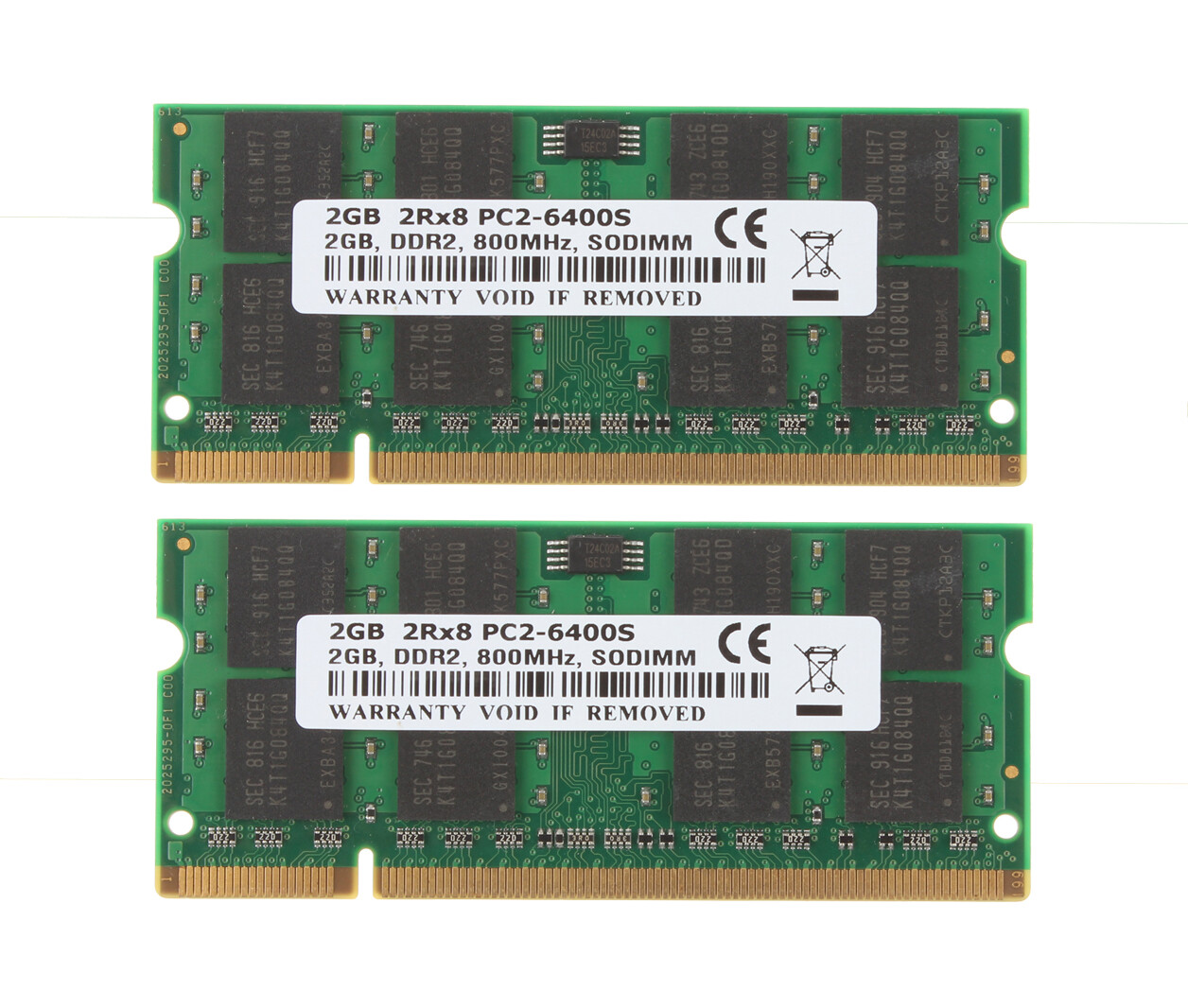 New 4G 2X 2GB RAM DDR2 PC2-6400 800Mhz Memory For Dell Latitude E6400 E6500 D630