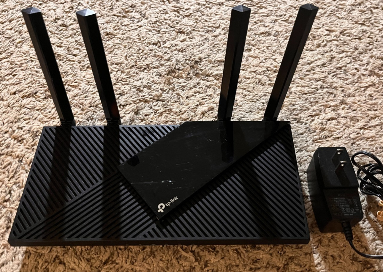 TP-Link Archer AX55 AX3000 Wireless Wi-Fi 6 Gigabit Router W/Power Cord