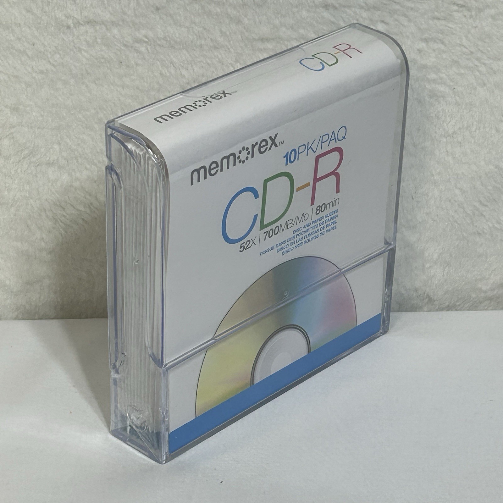 Memorex CD-R 10 Pack 52x 700 Mb 80 Min Brand New Factory Sealed 