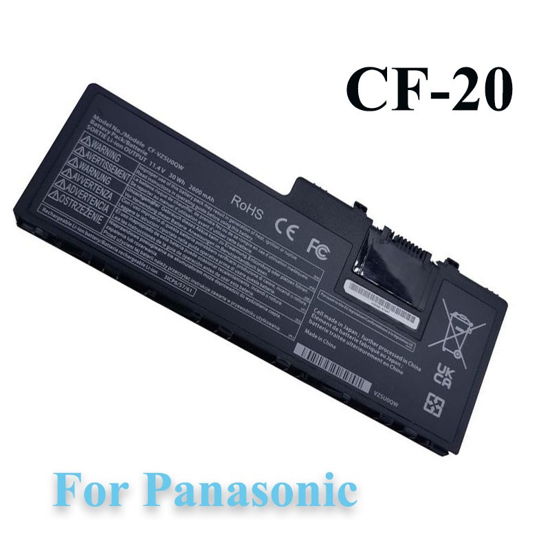 CF-VZSU0QW battery For Panasonic ToughBook CF-20 Toughpad FZ-A2 CF-VZSU0QR