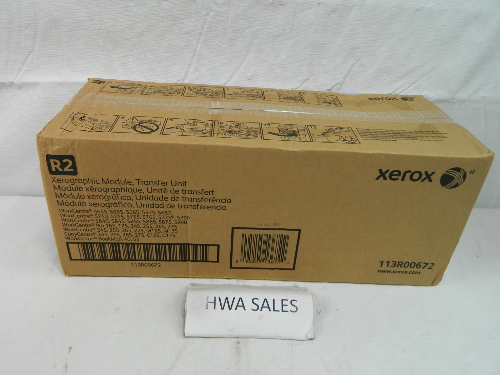 Genuine Xerox 113R00672 Transfer Unit  OEM NEW SEALED