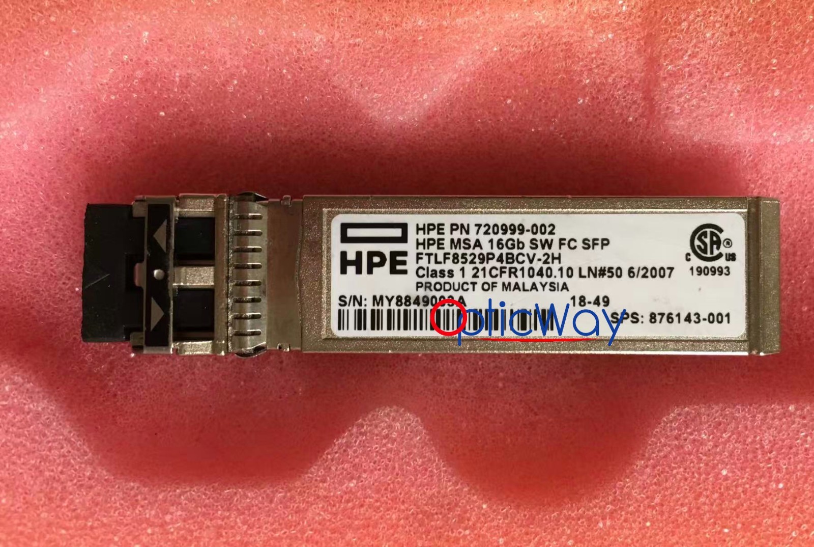 HPE C8R24A 720999-002 717874-001 656435-001 MSA 2040 16Gb SW SFP+ 1 Pack