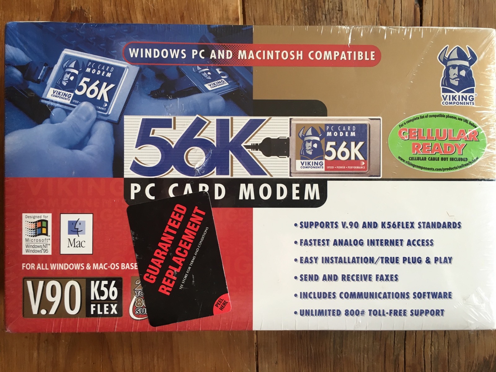  VIKING COMPONENTS RFM56KPA CARD MODEM WINDOWS 95 98 Made In 2000 new