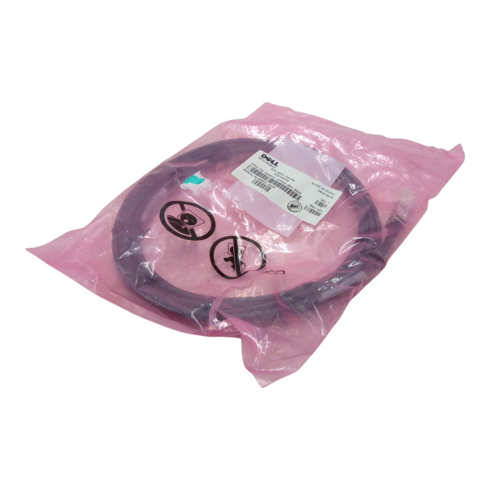 New Genuine Dell Force10 SFP+5M Twinax SFP Port Cable 358VV