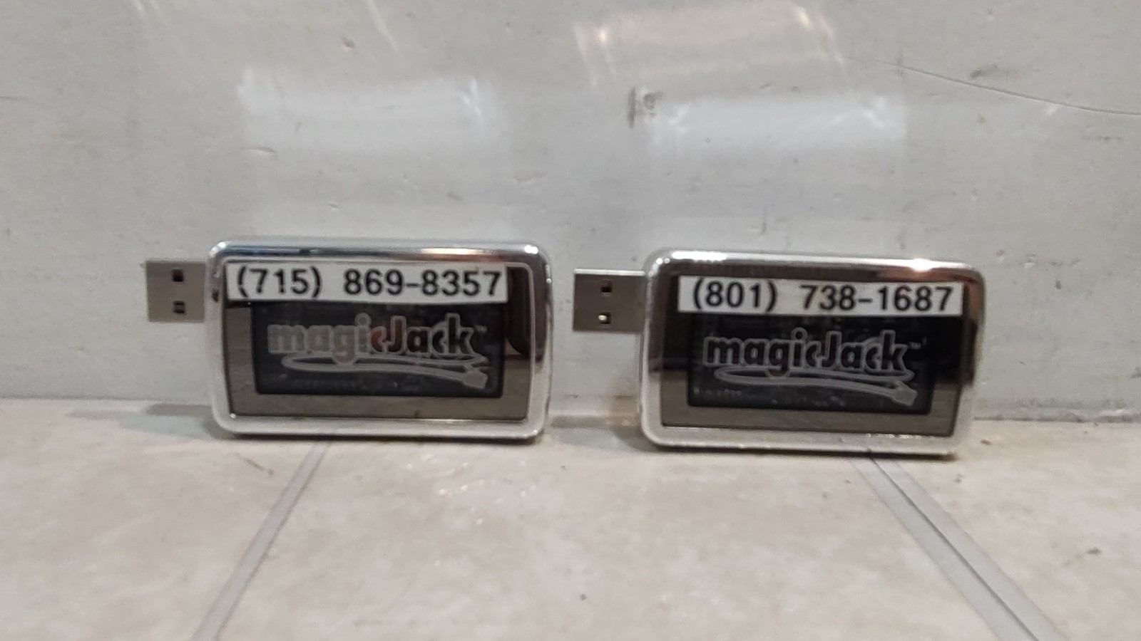 MAGIC JACK ORIGINAL A921 PC USB VoIP Phone Local Long Distance Calling Lot of 2