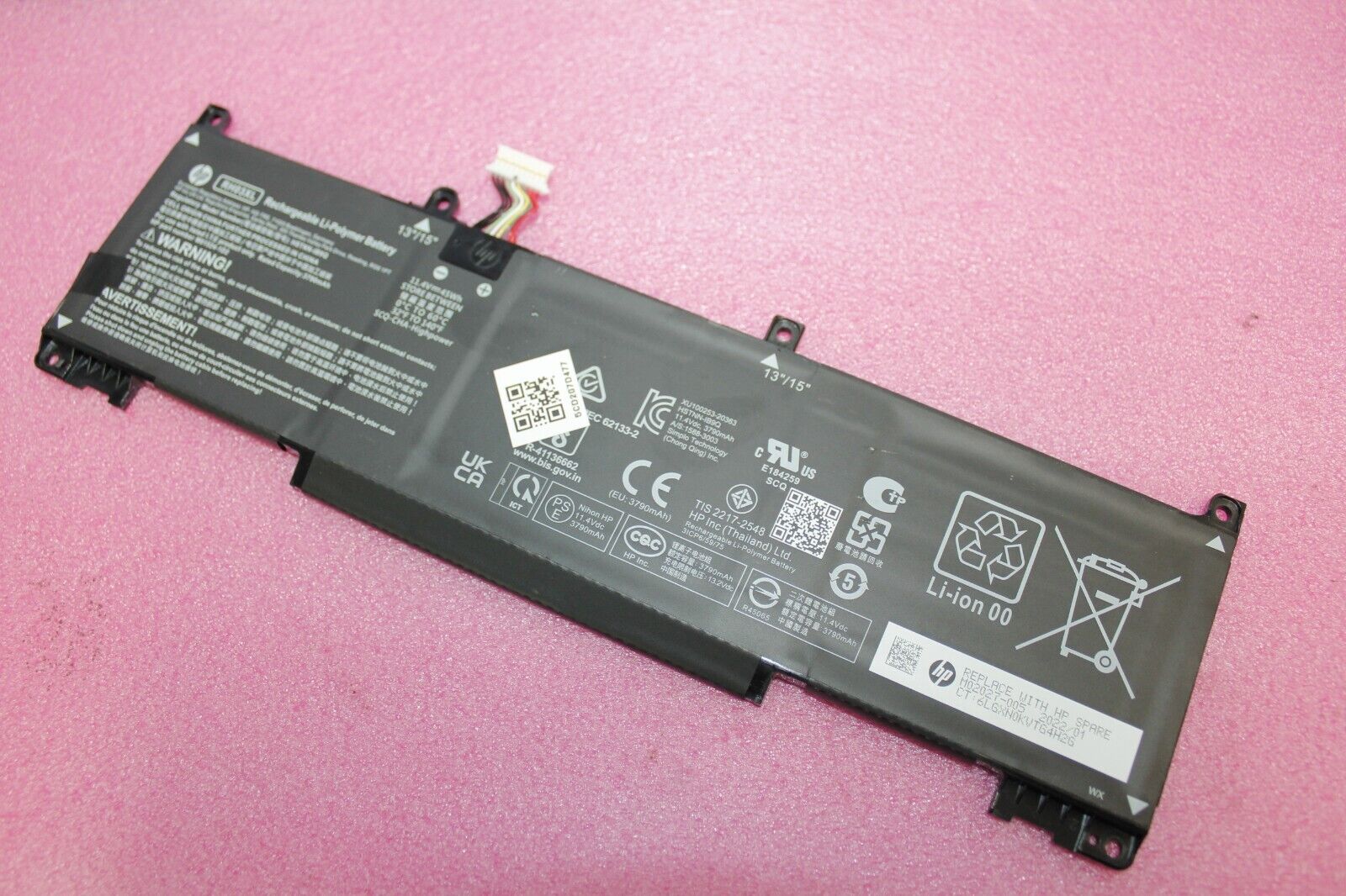 Genuine HP Probook 445 G8 Laptop Battery 45Wh 11.4V RH03XL M02027-005