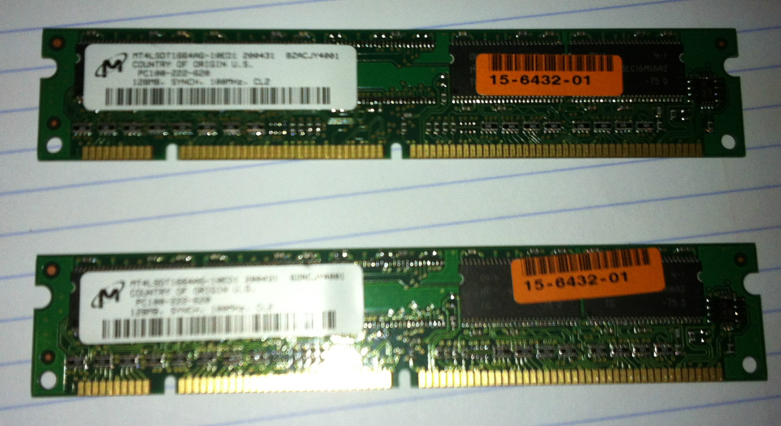 39x Cisco 15-6432-01 MEM3725-128D=/FOC MEM2691-128D=/FOC 128MB DRAM ASYNC Memory