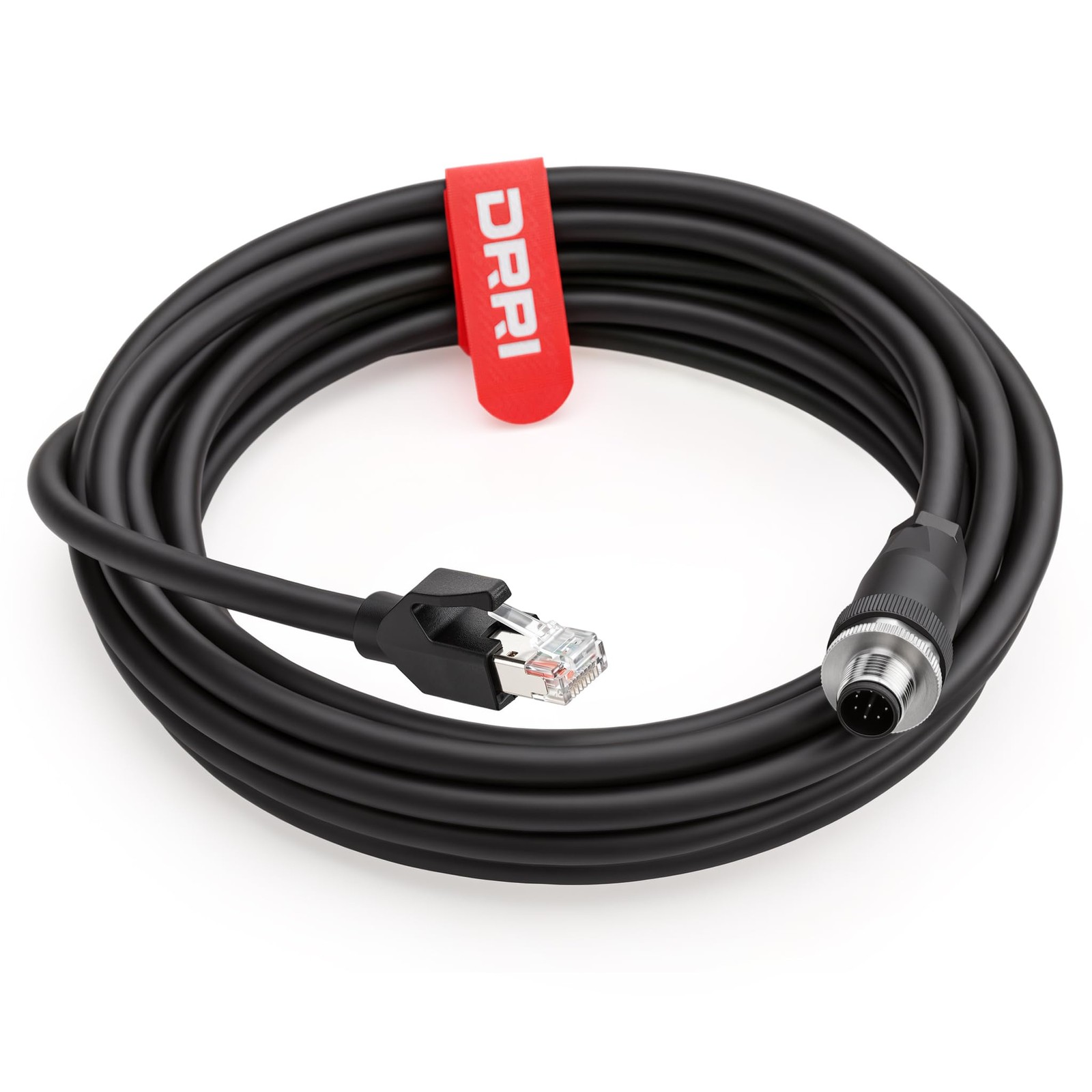 M12 ACode 8 Pin Male To RJ45 Ethernet Cat6 Cable Cognex Camera 3M