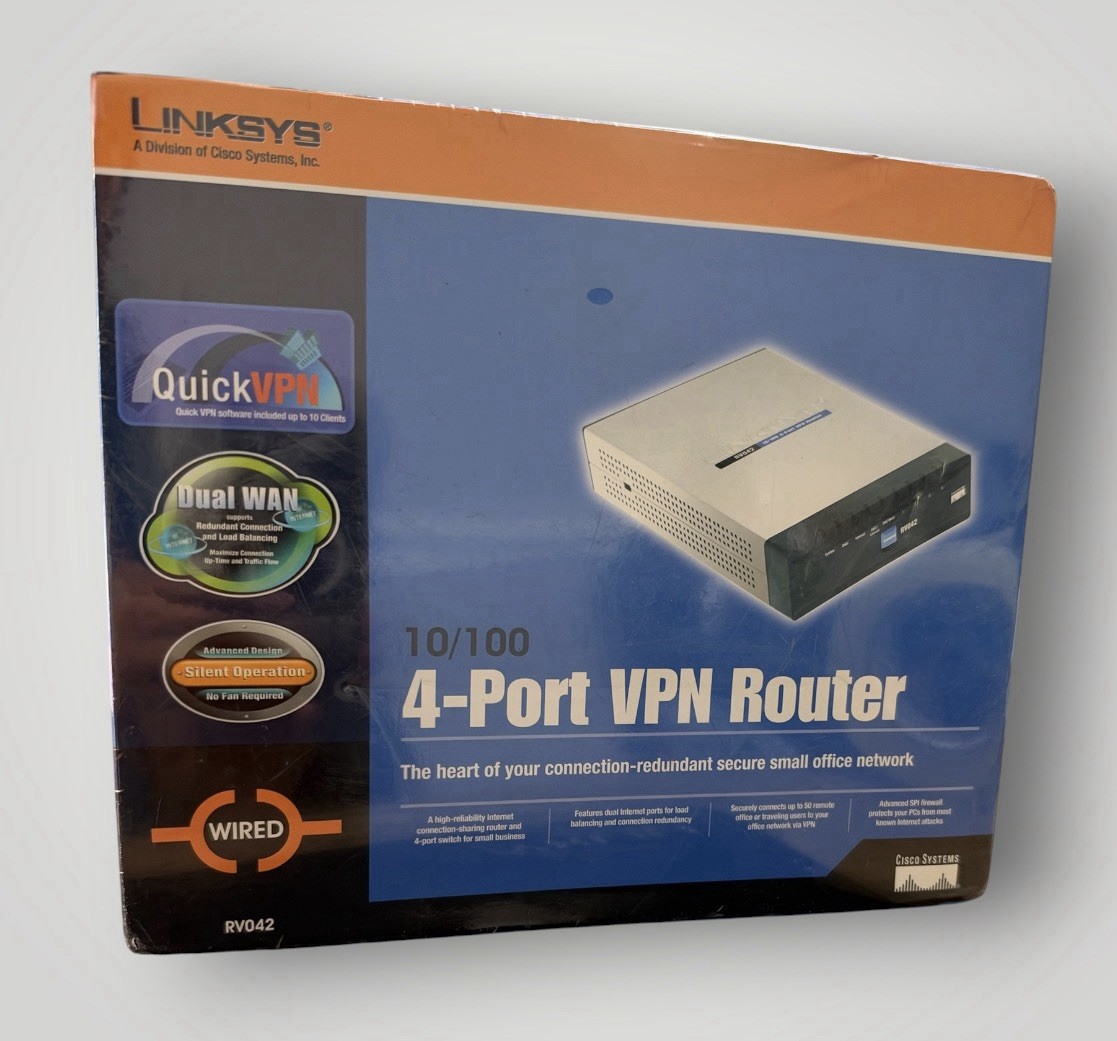 Linksys RV042 Dual WAN VPN Router 4 Port
