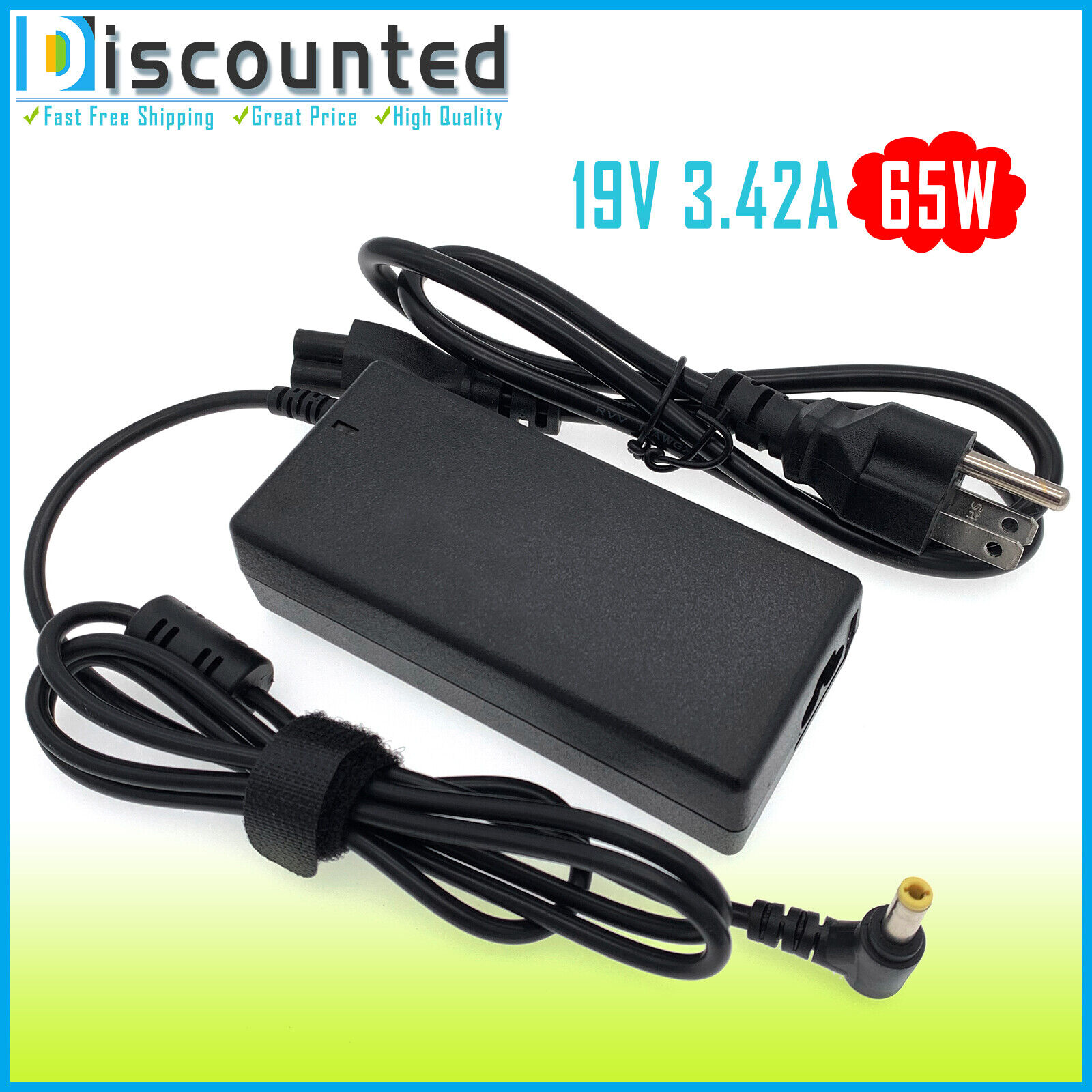 AC Adapter/Power Supply&Cord for Toshiba Satellite A135-S7403 L775D-S7340