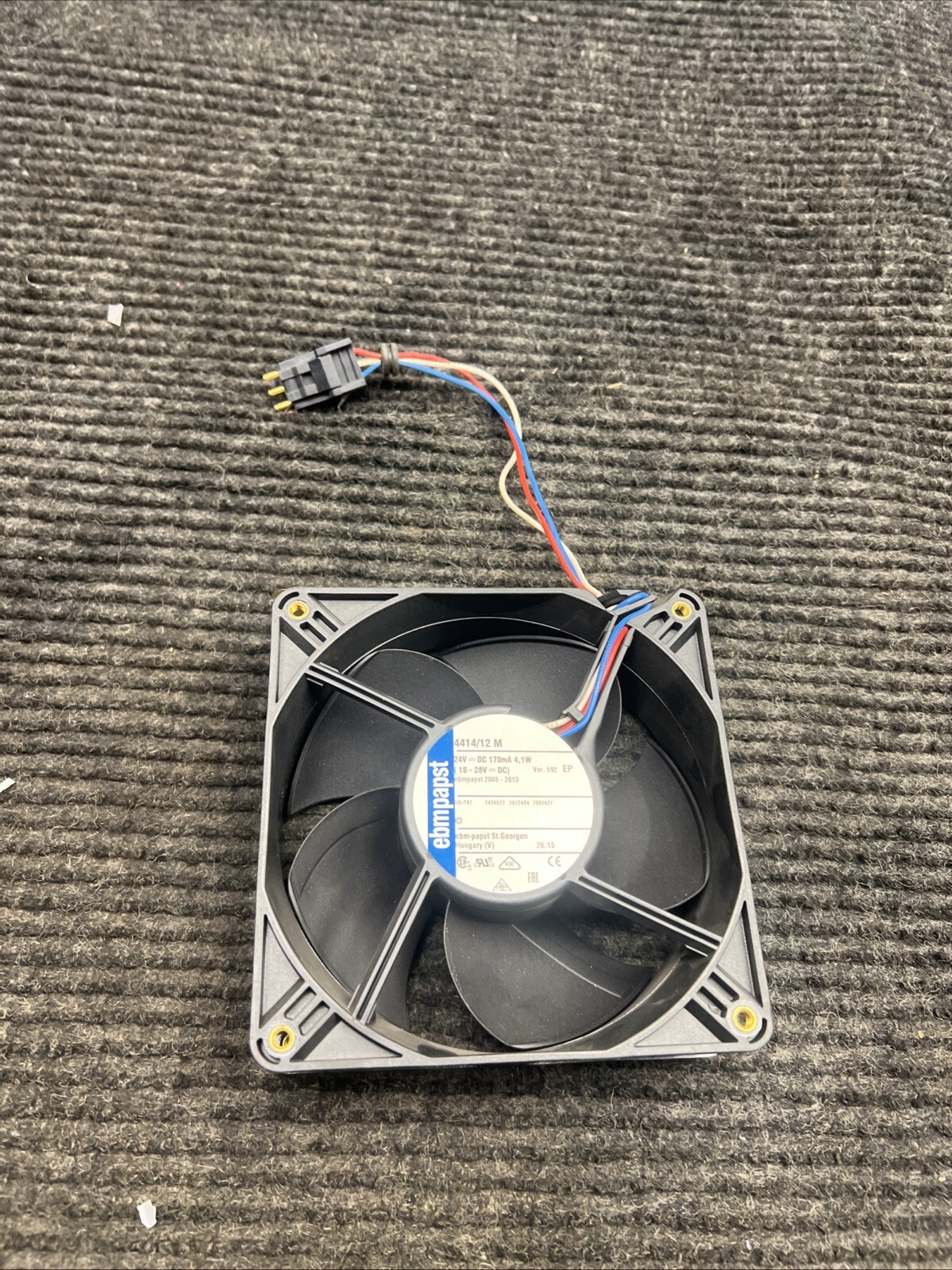 ebmpapst 4414/12M DC24V 4.1W 3-Wire Cooling Fan
