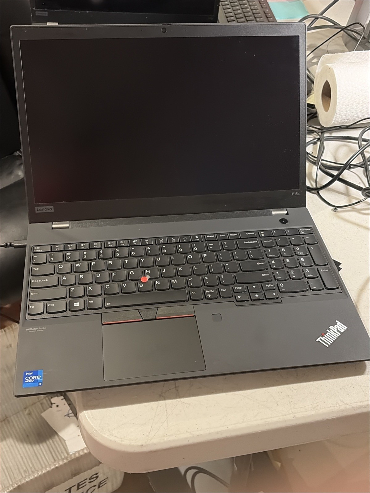 Lenovo Thinkpad P15s Gen 2i i7-1185G7 16GB NVidia T500 Touch Battery For Parts