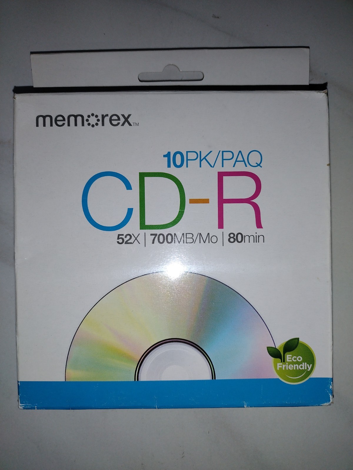 New Memorex 10pk Cd-r 52x 700mb 80 Min 10 Pack Discs Disks