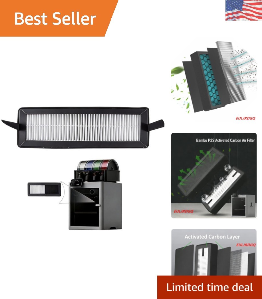 Efficient HEPA 13+ & Activated Carbon Filter Cartridge for Bambu Lab P2 Series