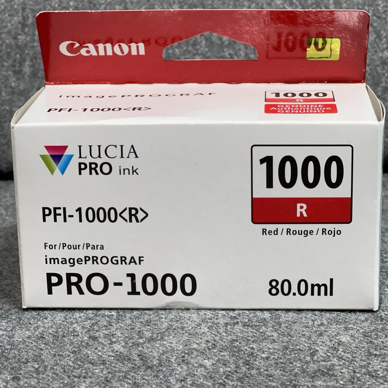 Lucia Pro Ink PFI-1000 R Red/Rouge/ Rojo imagePROGRAF 1115G23 Ink Cannon