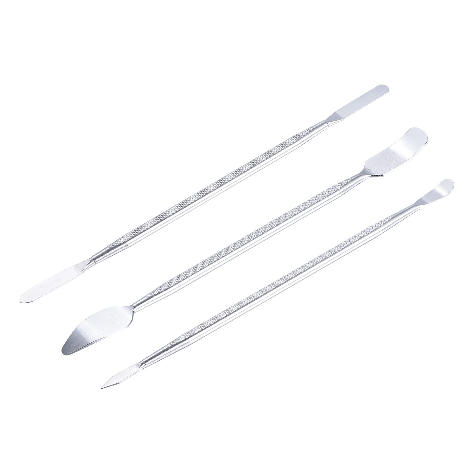 3pcs Metal Spudger Kit Mini Crowbar Flat Head Stainless Steel Pry Bar Tools