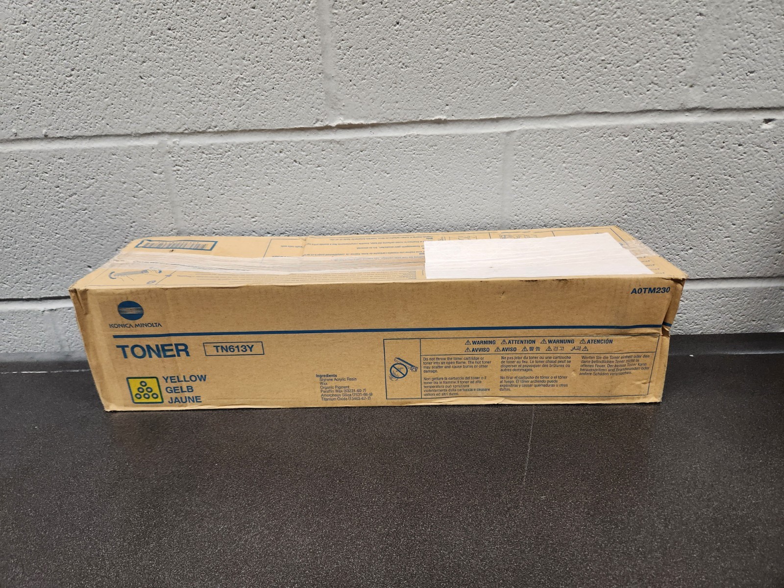 TN613Y Toner Konica Minolta Bizhub C452,C552,C652 Yellow