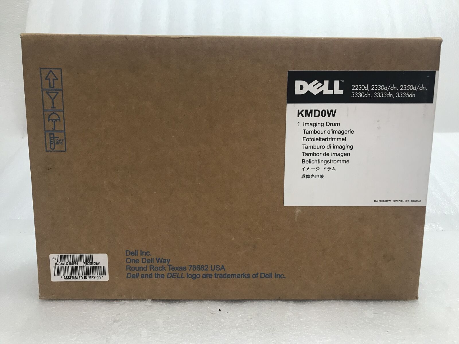 New Genuine Dell Imaging Drum KMD0W 2230d,2330d/dn,2350d/dn,3330dn,3333dn,3335dn
