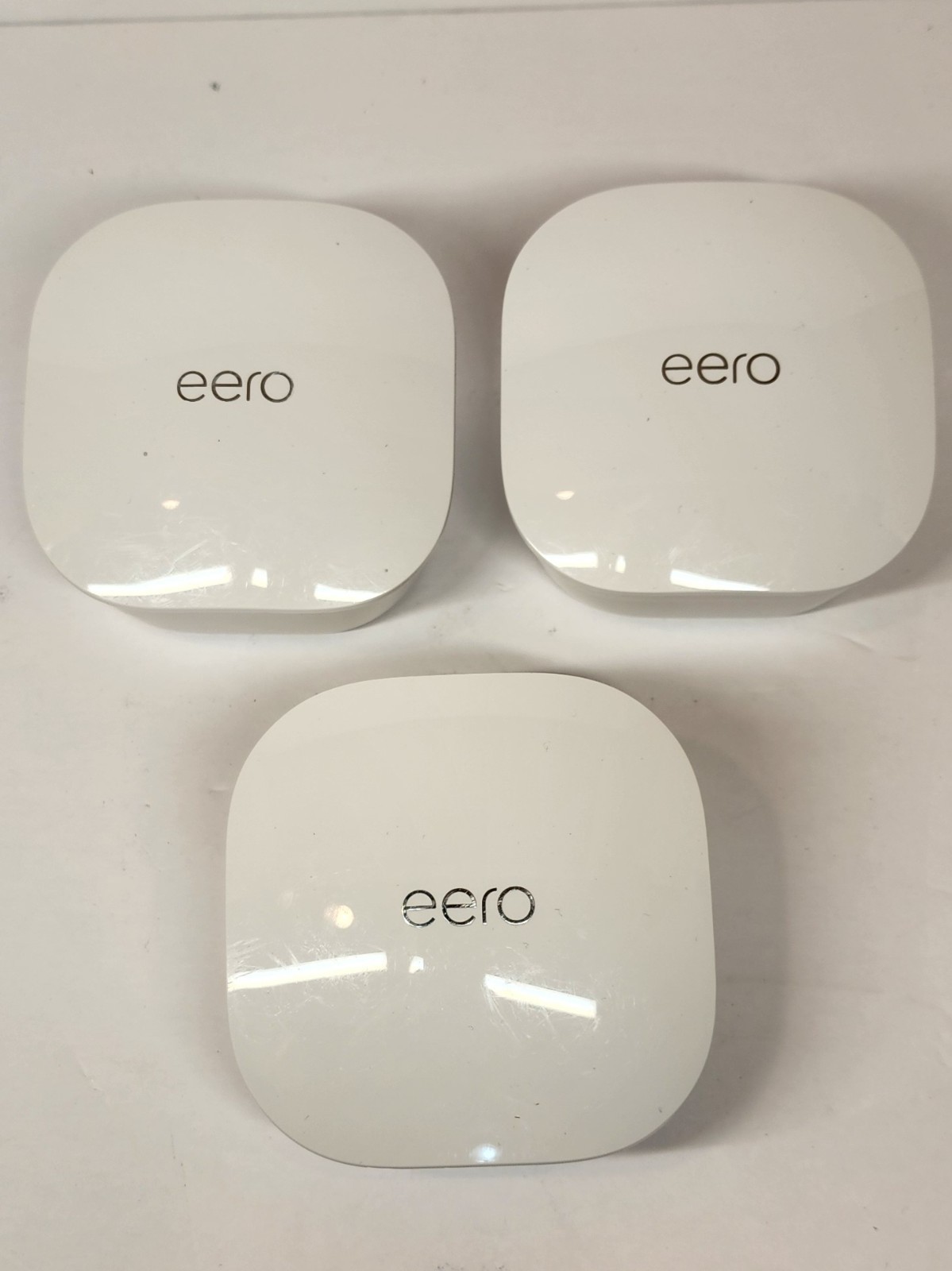 3-Pack / eero J010001 Dual Band Mesh WiFi Router System With Ac Cords