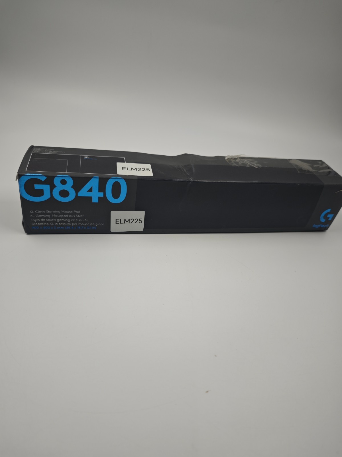 Logitech G840 XL Cloth Gaming Mouse PAD Black Used