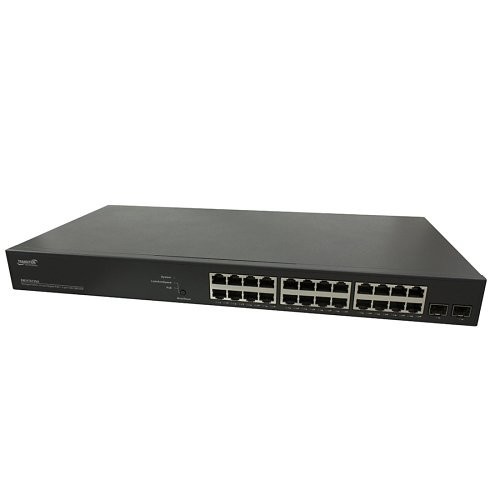 Lantronix SM24TAT2SA-VT Verint Smart 24-Port Gigabit PoE+ 2 SFP Port Switch