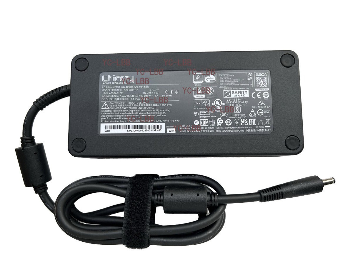 330W AC Adapter Charger Replace Liteon 19.5V 16.9A PA-1331-99 For Acer Predator