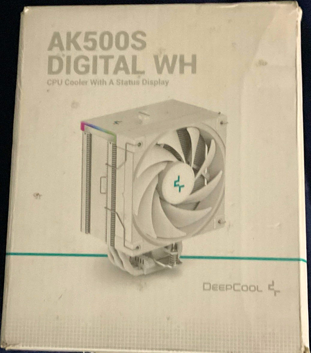 Deepcool AK500S DIGITAL WH White CPU Fan with Heatsink w/ Status Display