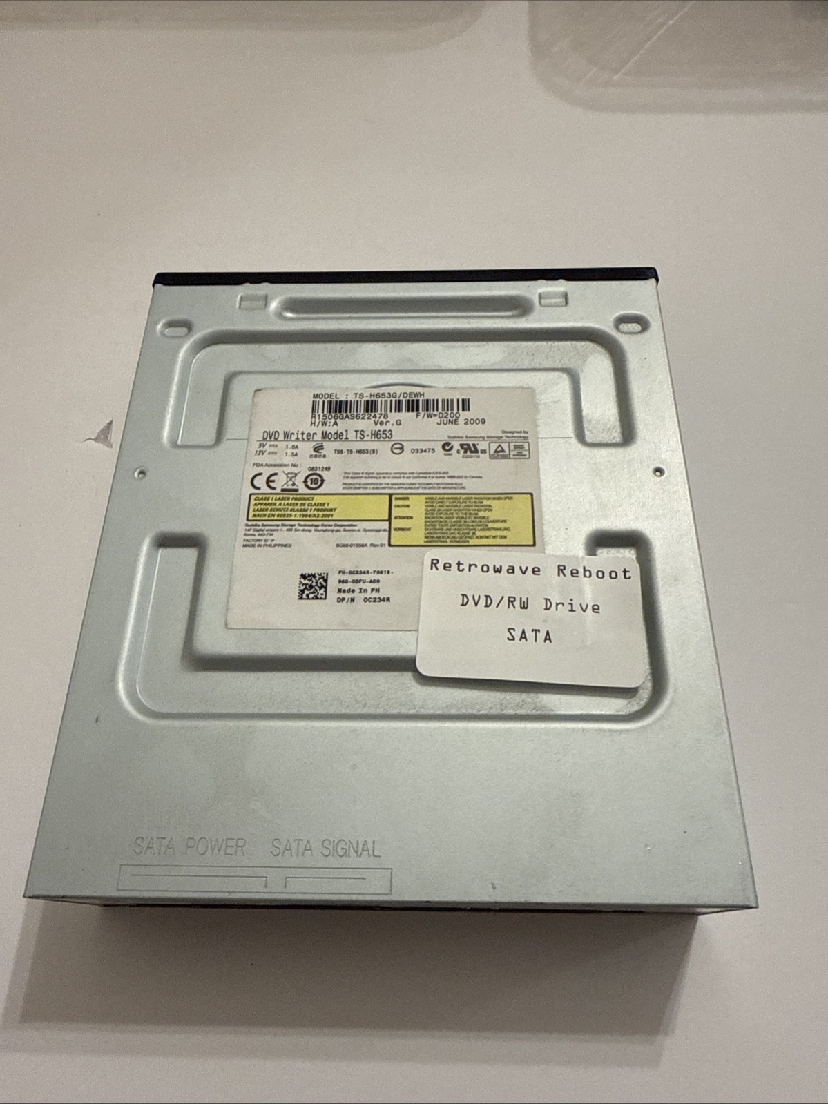 Toshiba Samsung TS-H653G/DEWH Internal DVD Writer Model TS-H653
