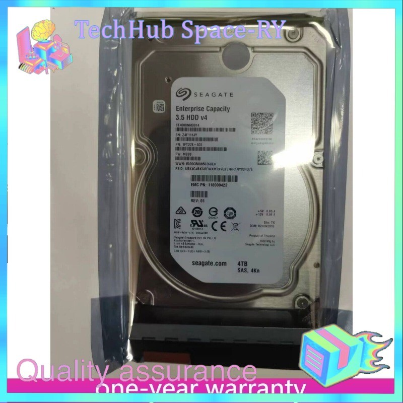 NEW 12Gb NL SAS EMC 005051556 005052430 005052429 NL SAS 4TB 7.2K 3.5" 12Gb Unit