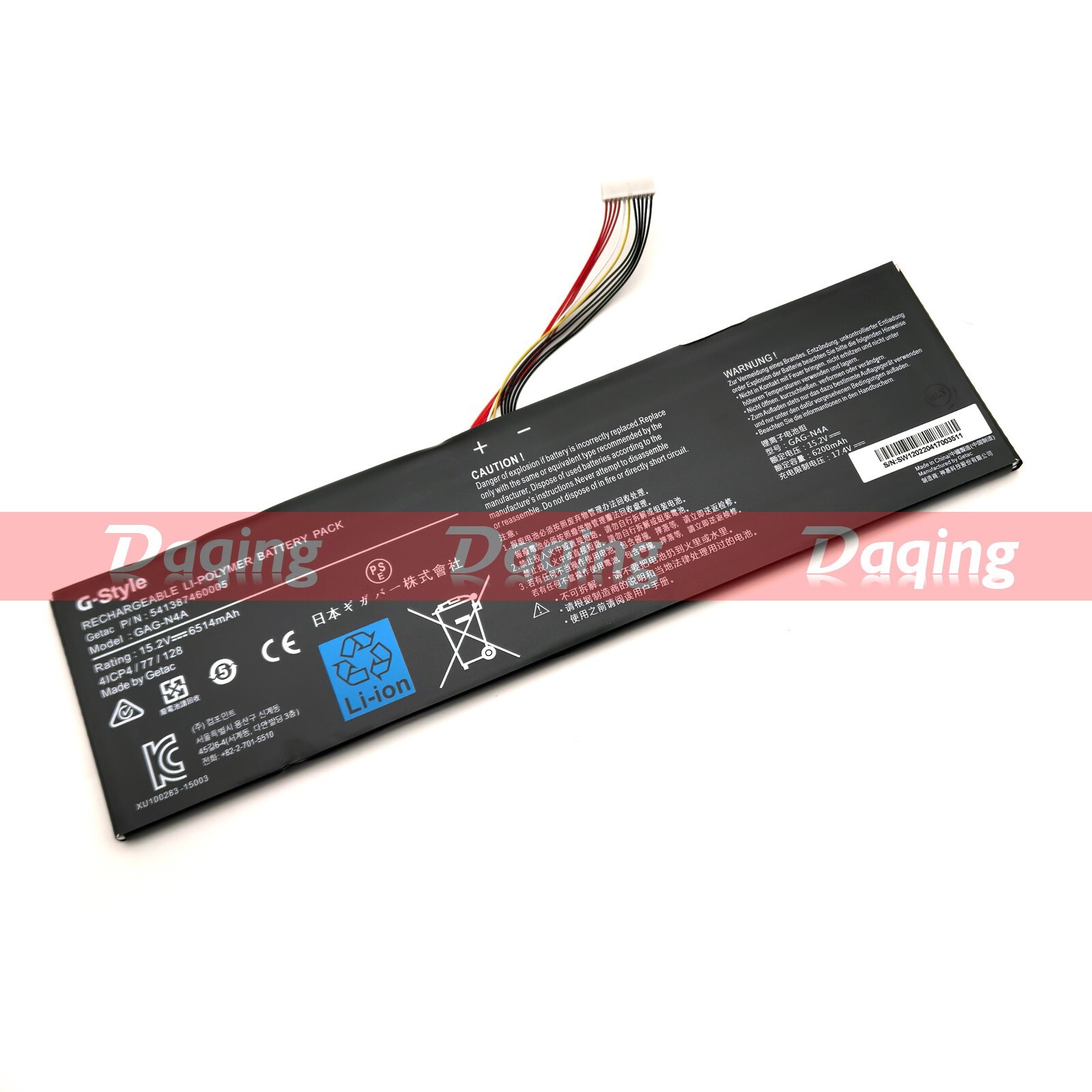 New Original GAG-N4A OEM Battery for Gigabyte Aorus 17 XE4 17G YD 17X AZF 15P YD