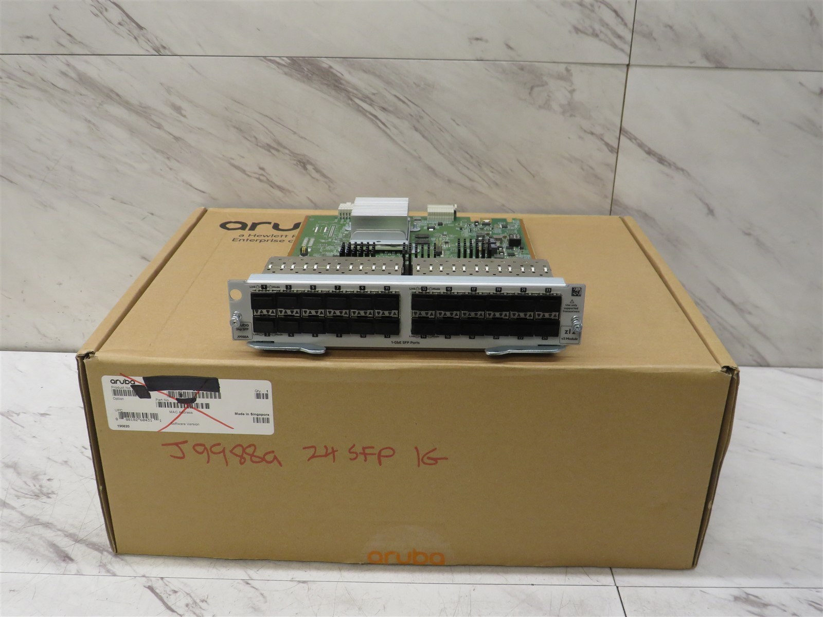 HPE Aruba J9988A 5400R zl2 24-Port 1GbE SFP MACsec v3 Switch Module
