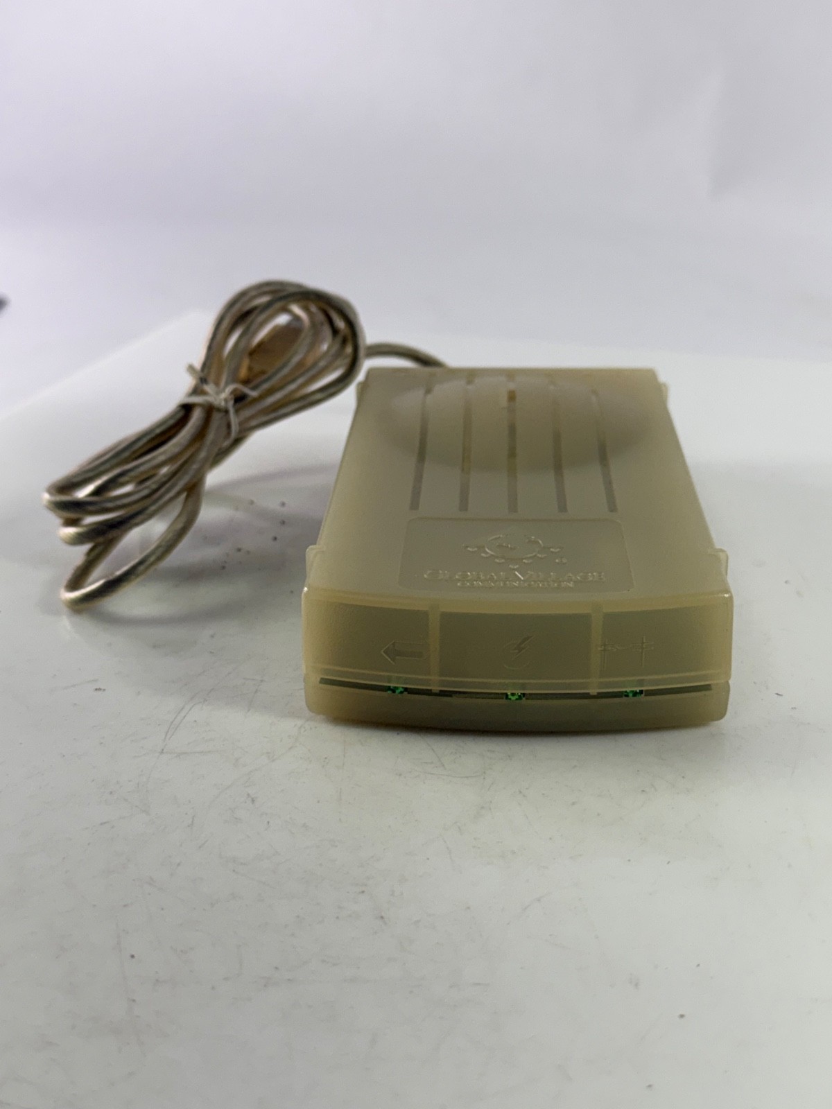 Global Village TelePort USB Fax Modem B100 Vintage Apple Macintosh iMac Untested