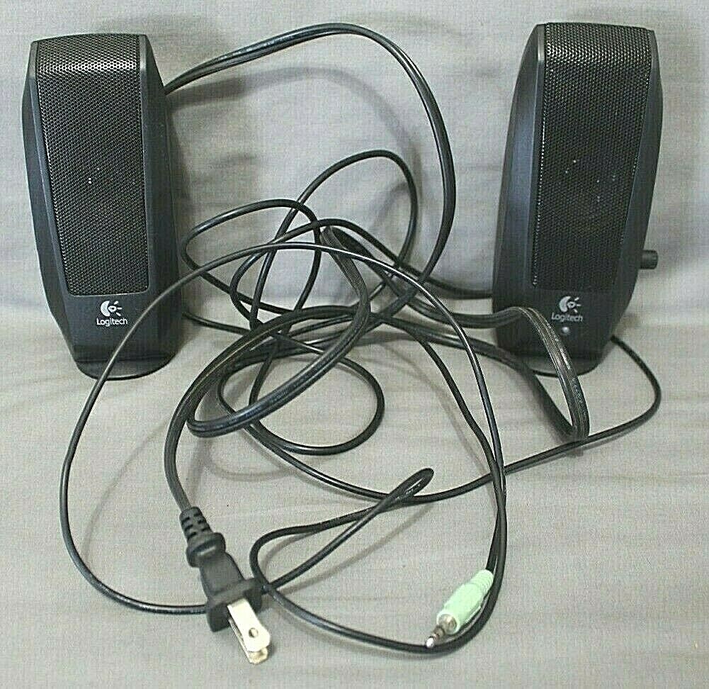 Logitech S120 Desktop Speaker System - Black
